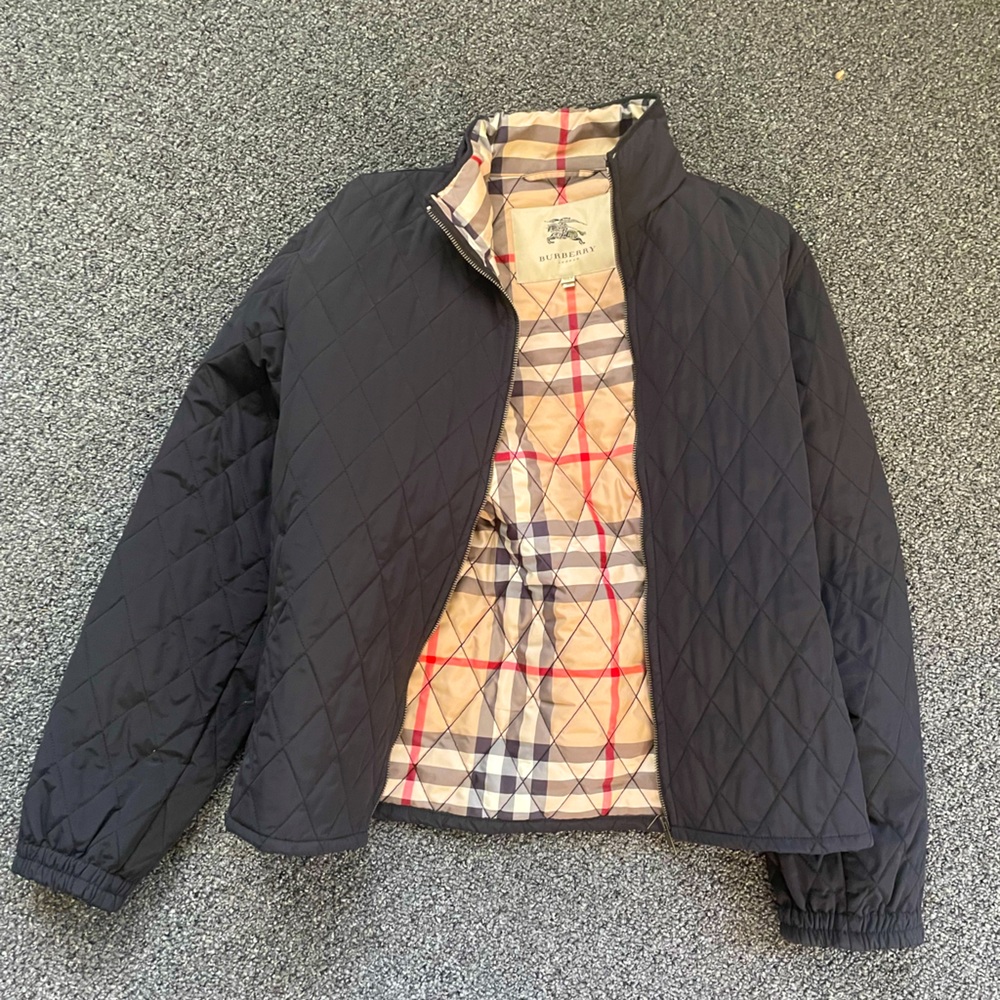 Burberry Quilted Zipper Jacket